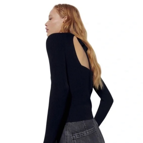 NWT Zara Cut Out Open Back Top Size L - Picture 2 of 12